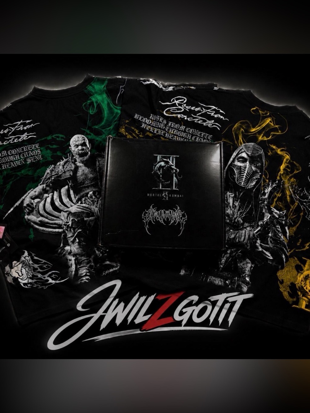 Civil Regime x Mortal Kombat Bundle (2 Shirts+Collector Box) - Both Size L - NWT